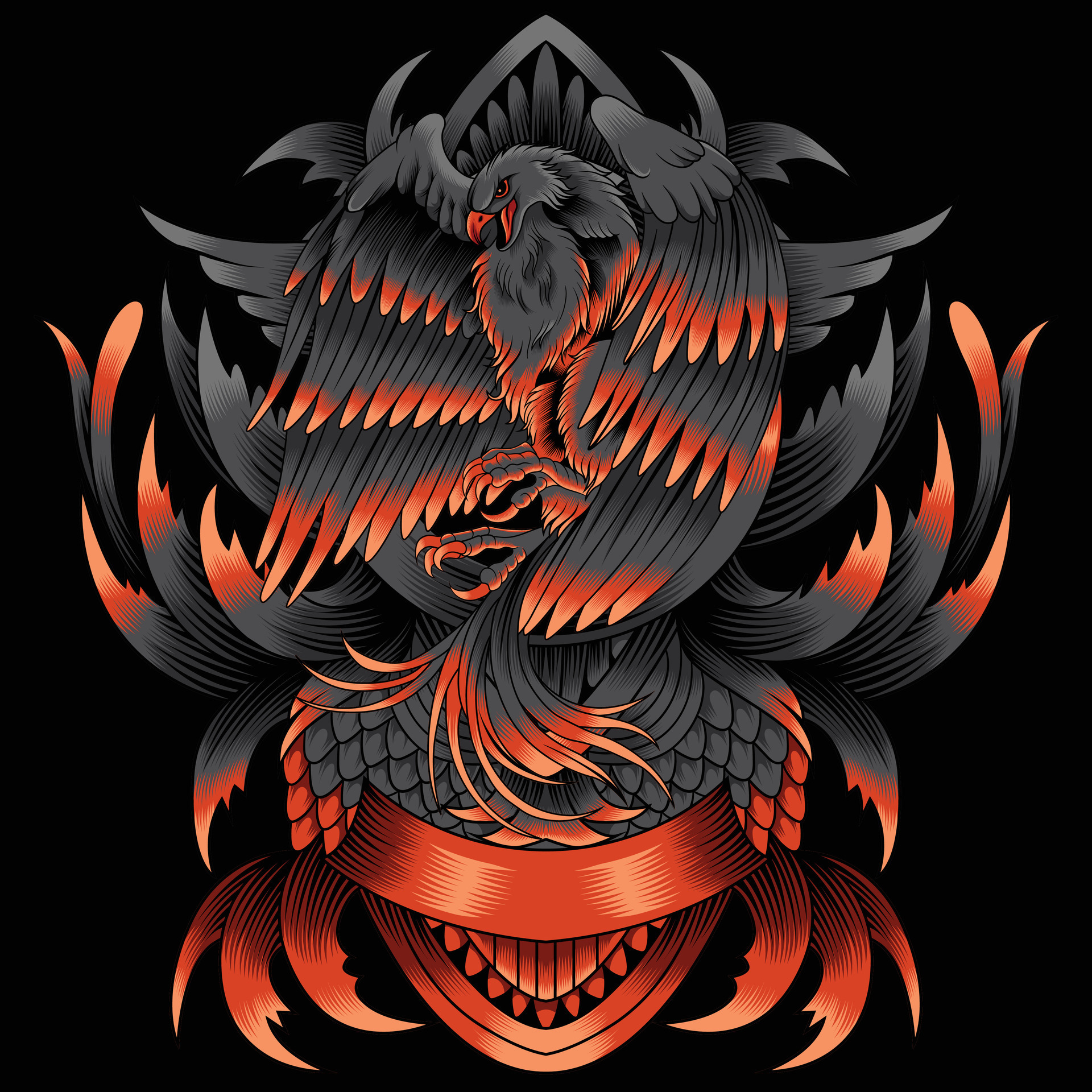 Phoenix vector illustration 28325963 Vector Art at Vecteezy