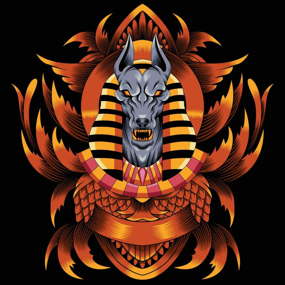 Anubis vector illustration