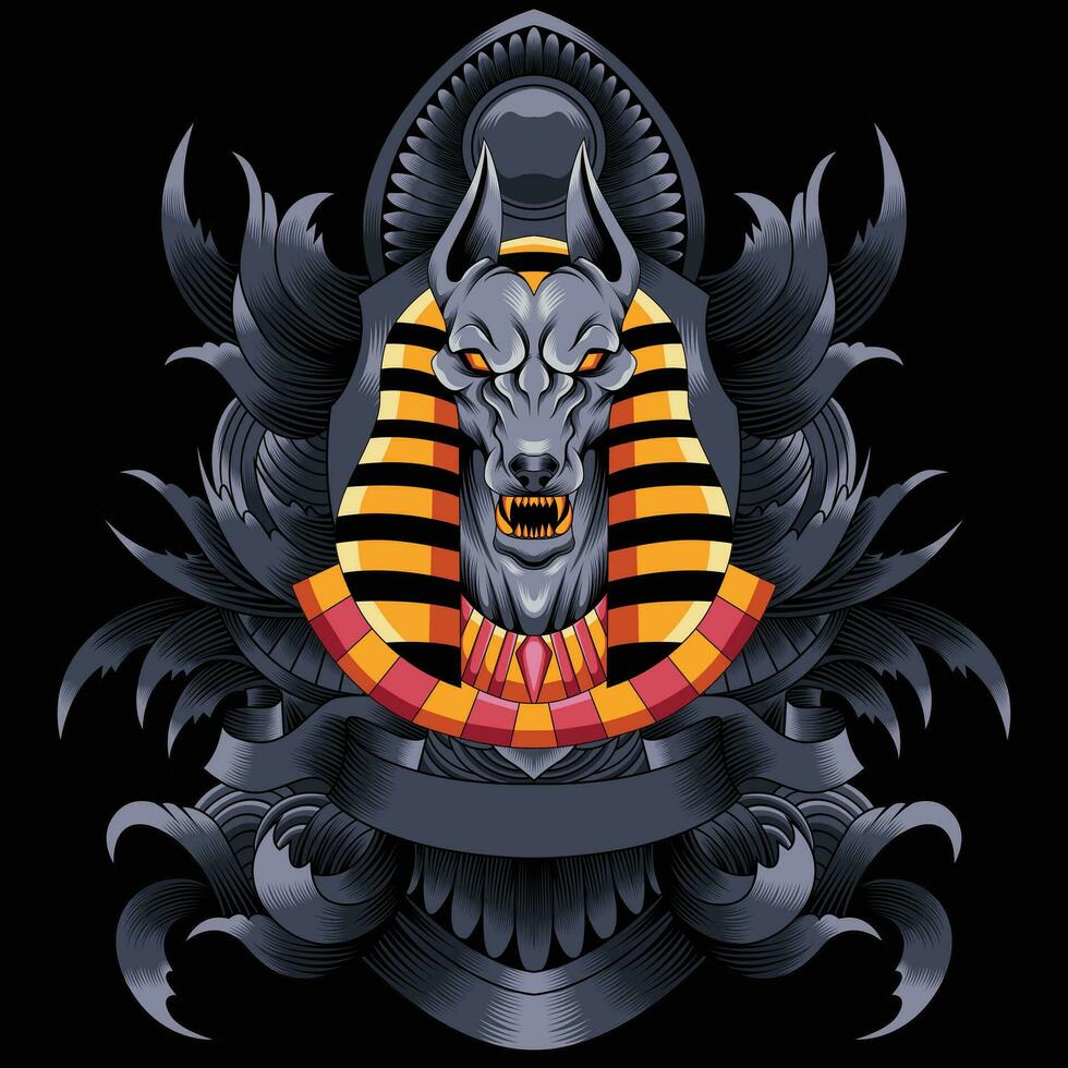 Anubis vector illustration