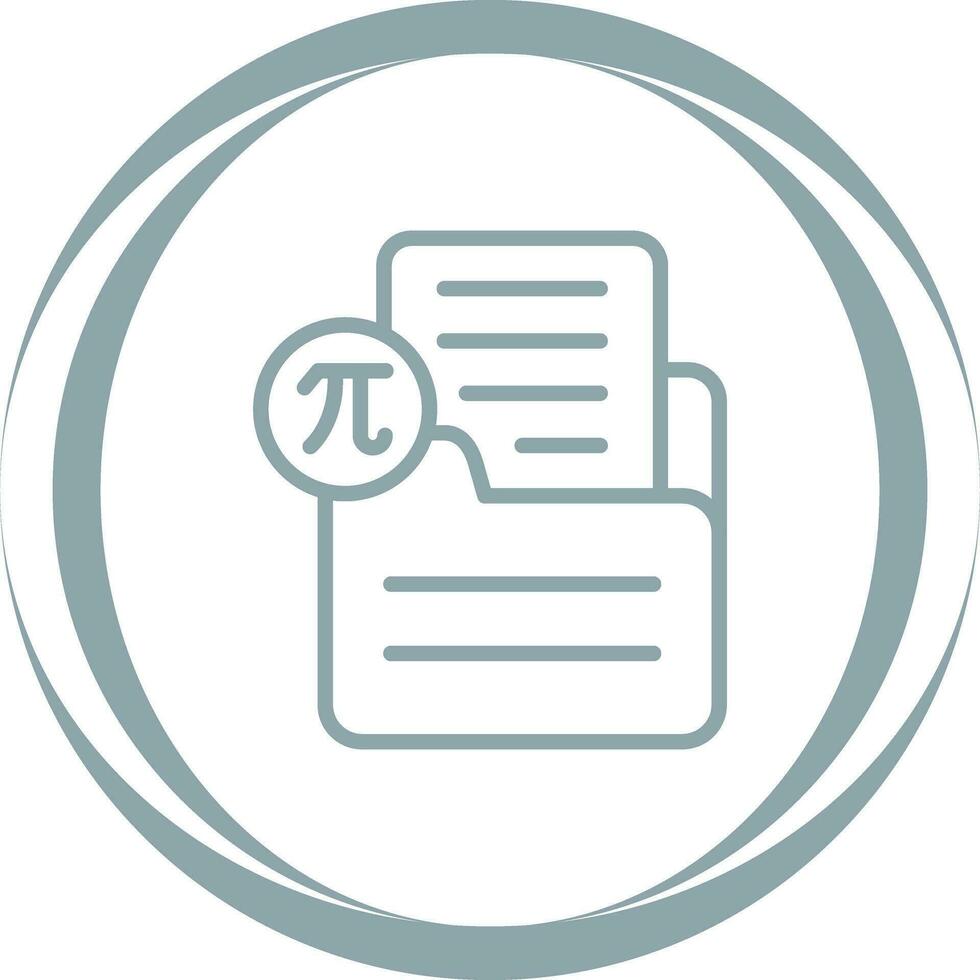 Document Insert Formula Vector Icon
