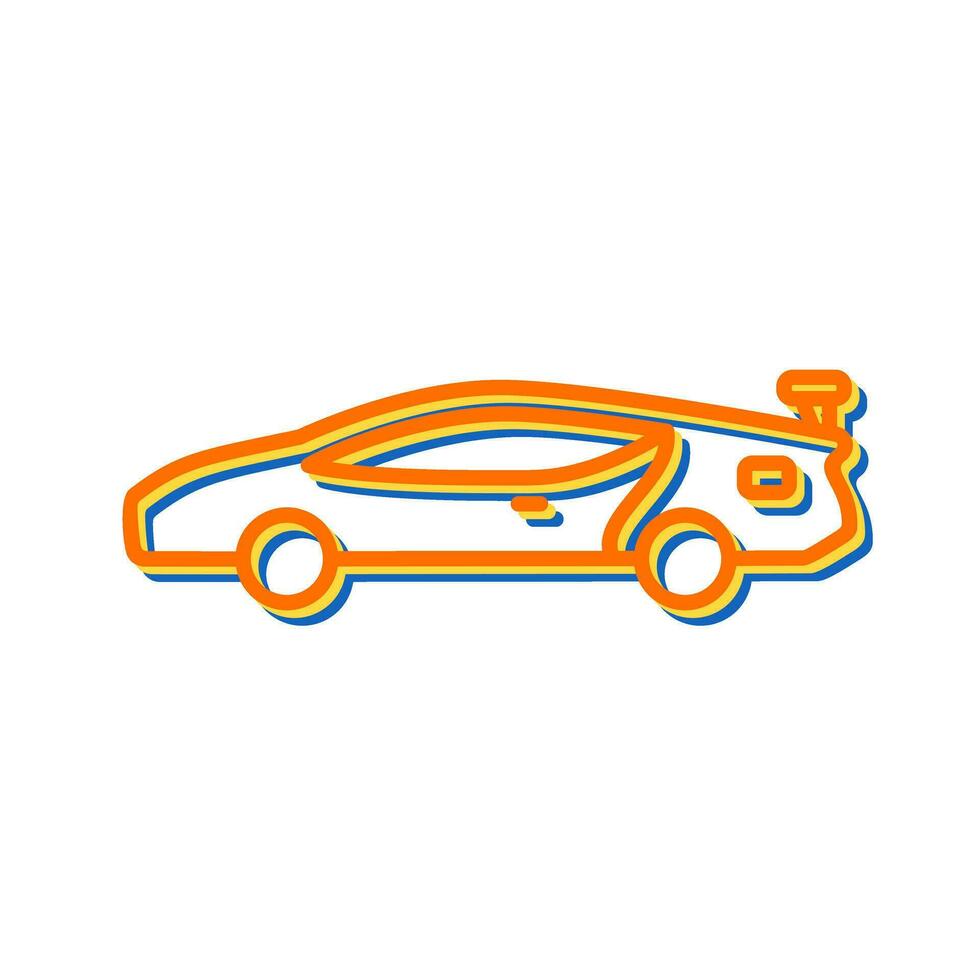 icono de vector de coche deportivo