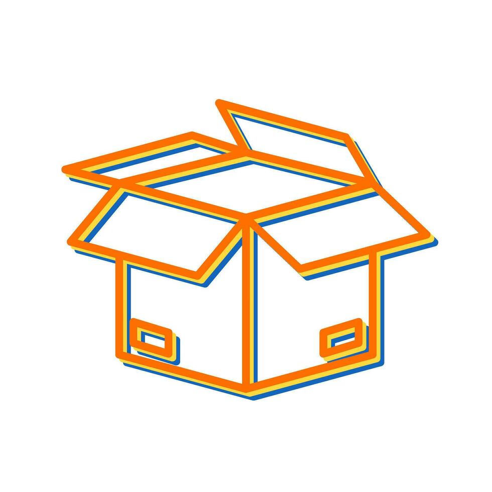 Open Box Vector Icon