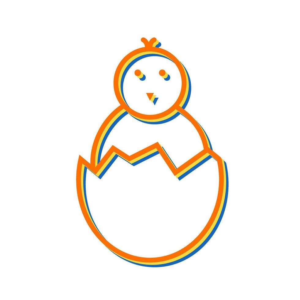 Hatched Egg Vector Icon