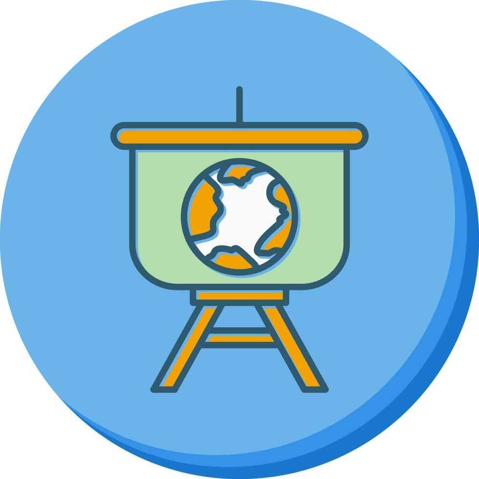 World Presentation Vector Icon