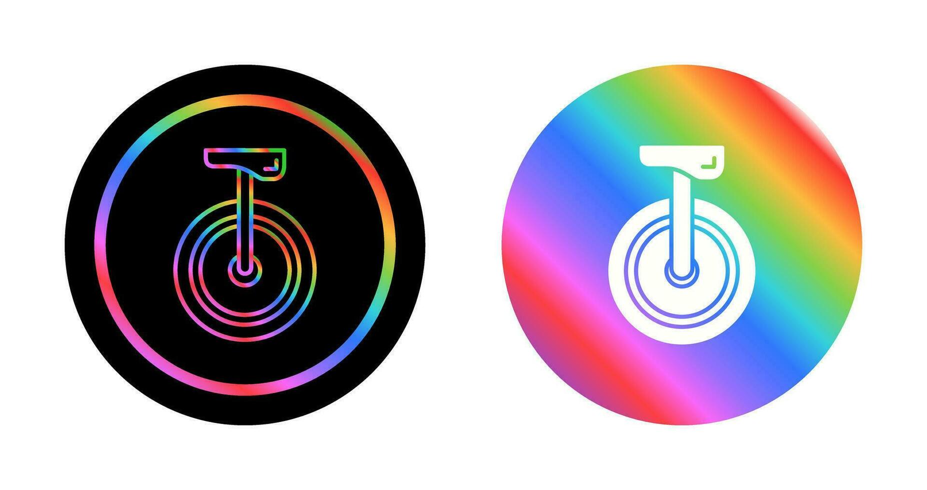 Unicycle Vector Icon