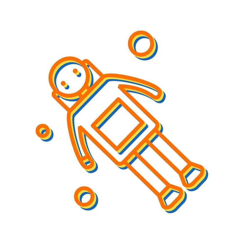 Space Man Vector Icon
