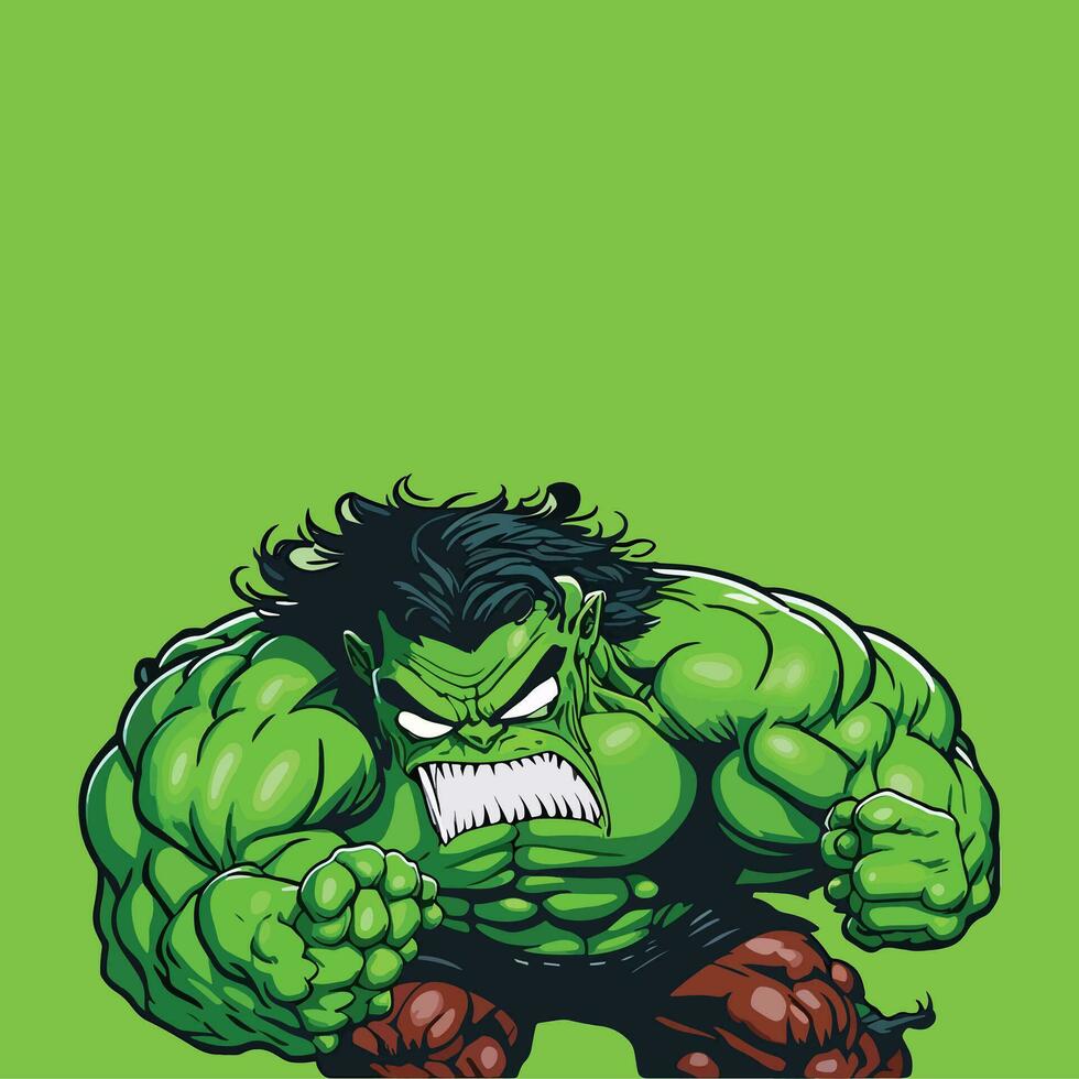 The  Indestructible Ultimate Hulk is a superhero appearing in American comic books published by Marvel Comics. A Visual Odyssey of Power, Rage, and Redemption vector