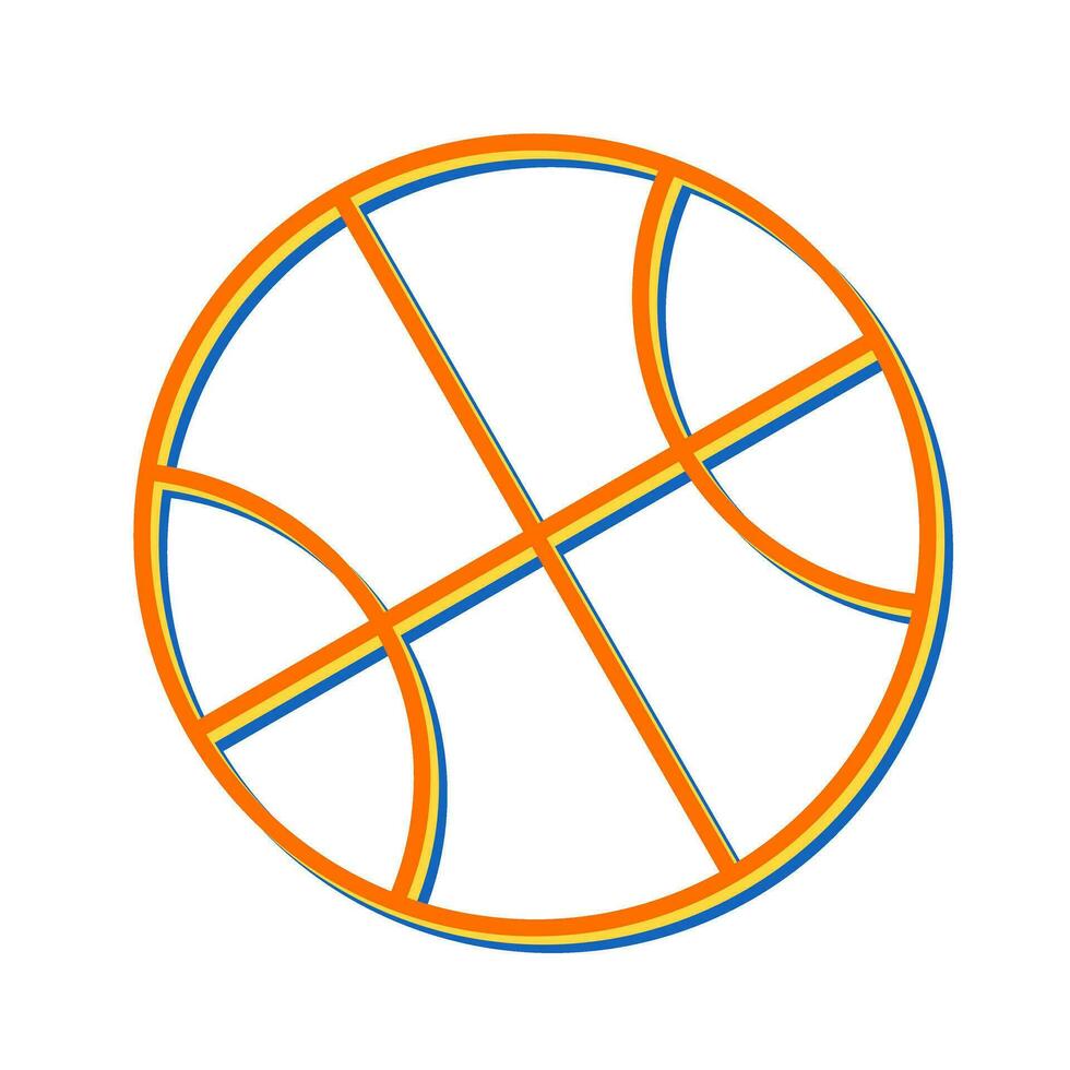 icono de vector de baloncesto