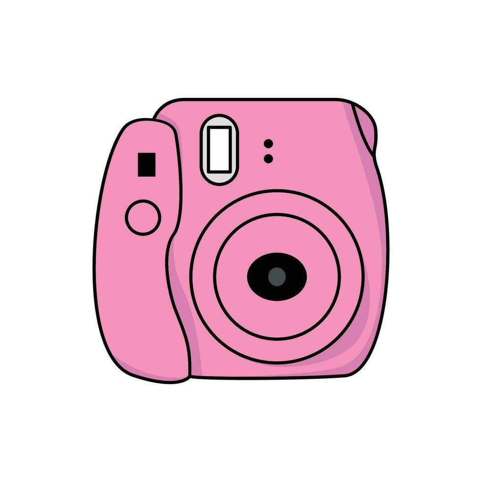 polaroid cámara vector ilustración. fotografía firmar y símbolo