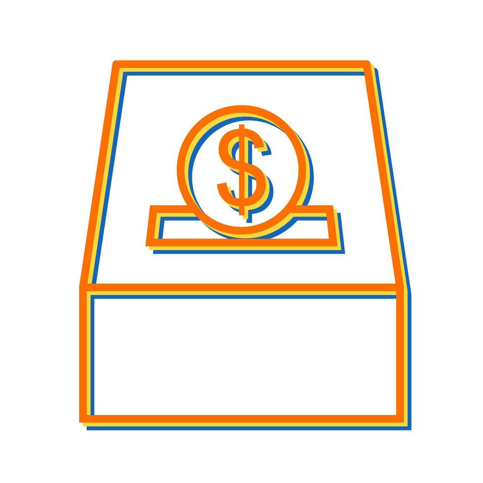 Charity Box Vector Icon