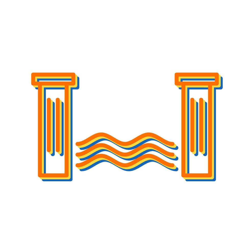 Water Dam Vector Icon