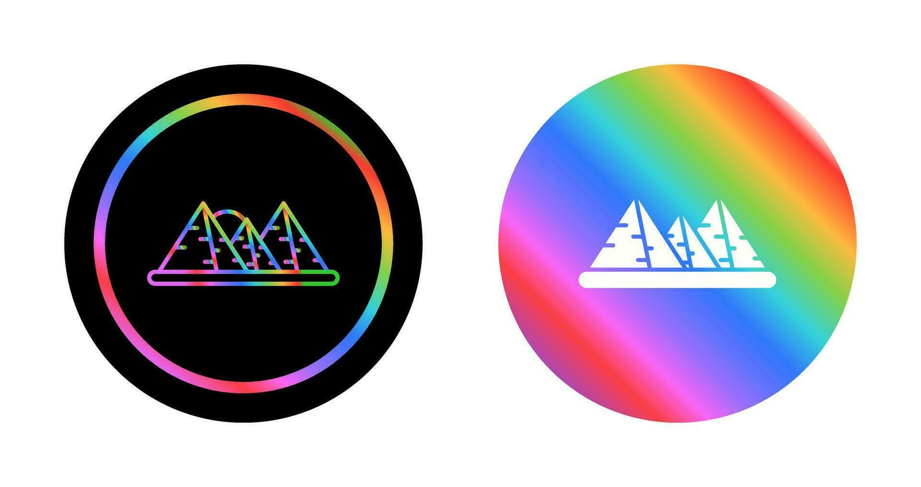 Pyramid Vector Icon