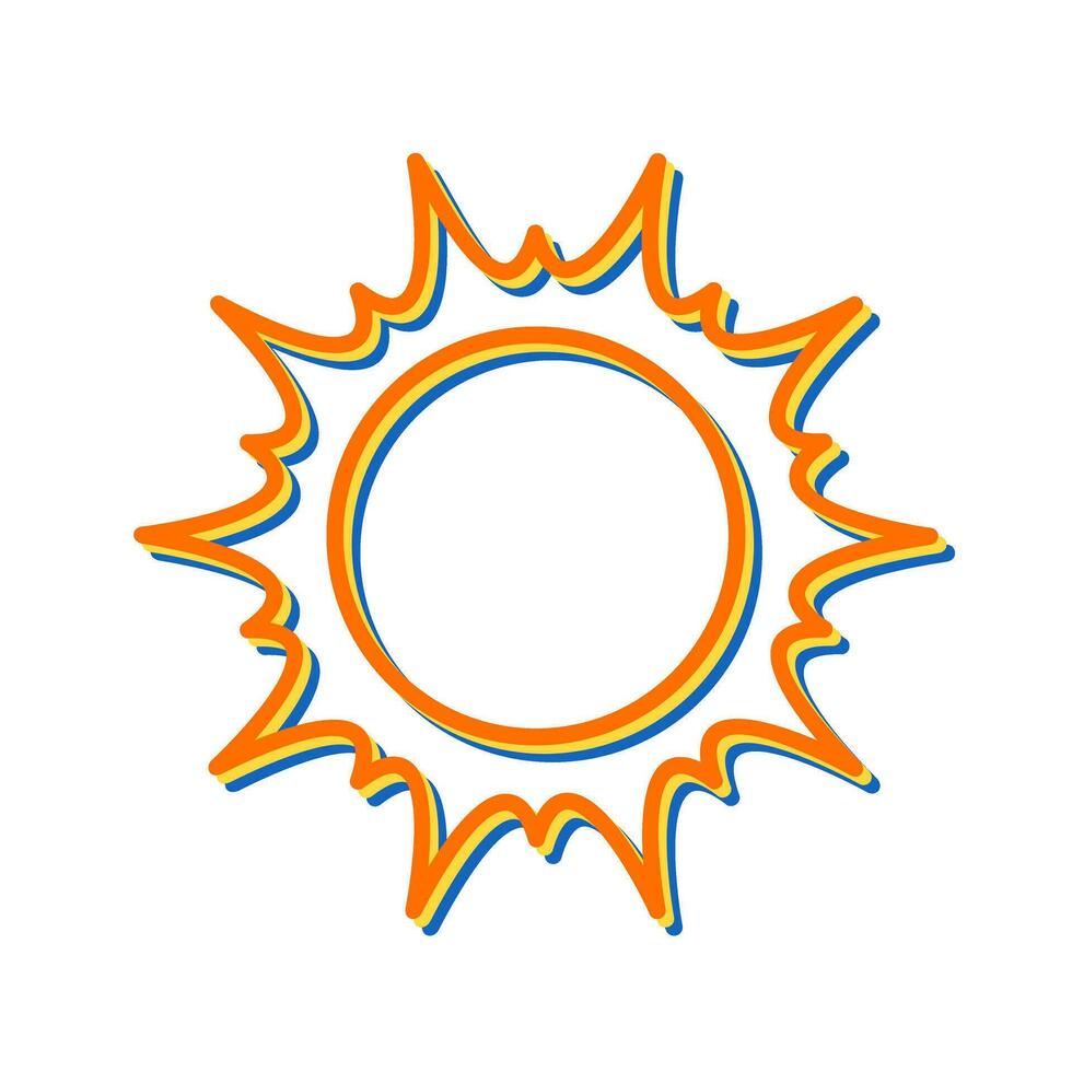 Sun Vector Icon