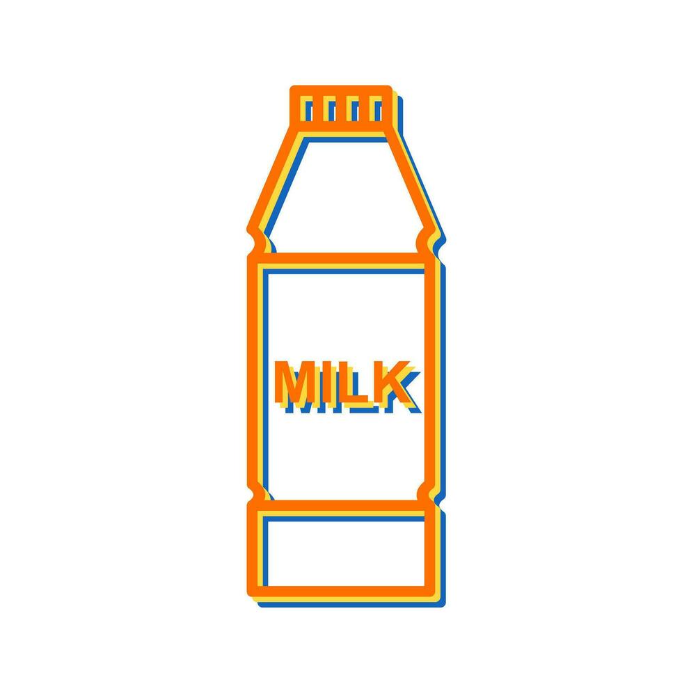 Milk Bottle Vector Icon