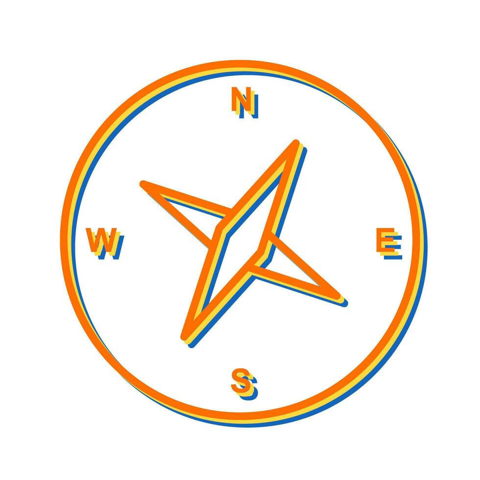 Compass Vector Icon