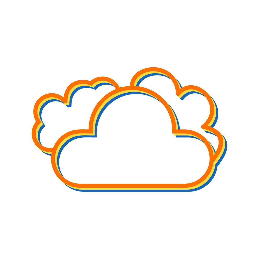 Cloudy Weather Vector Icon