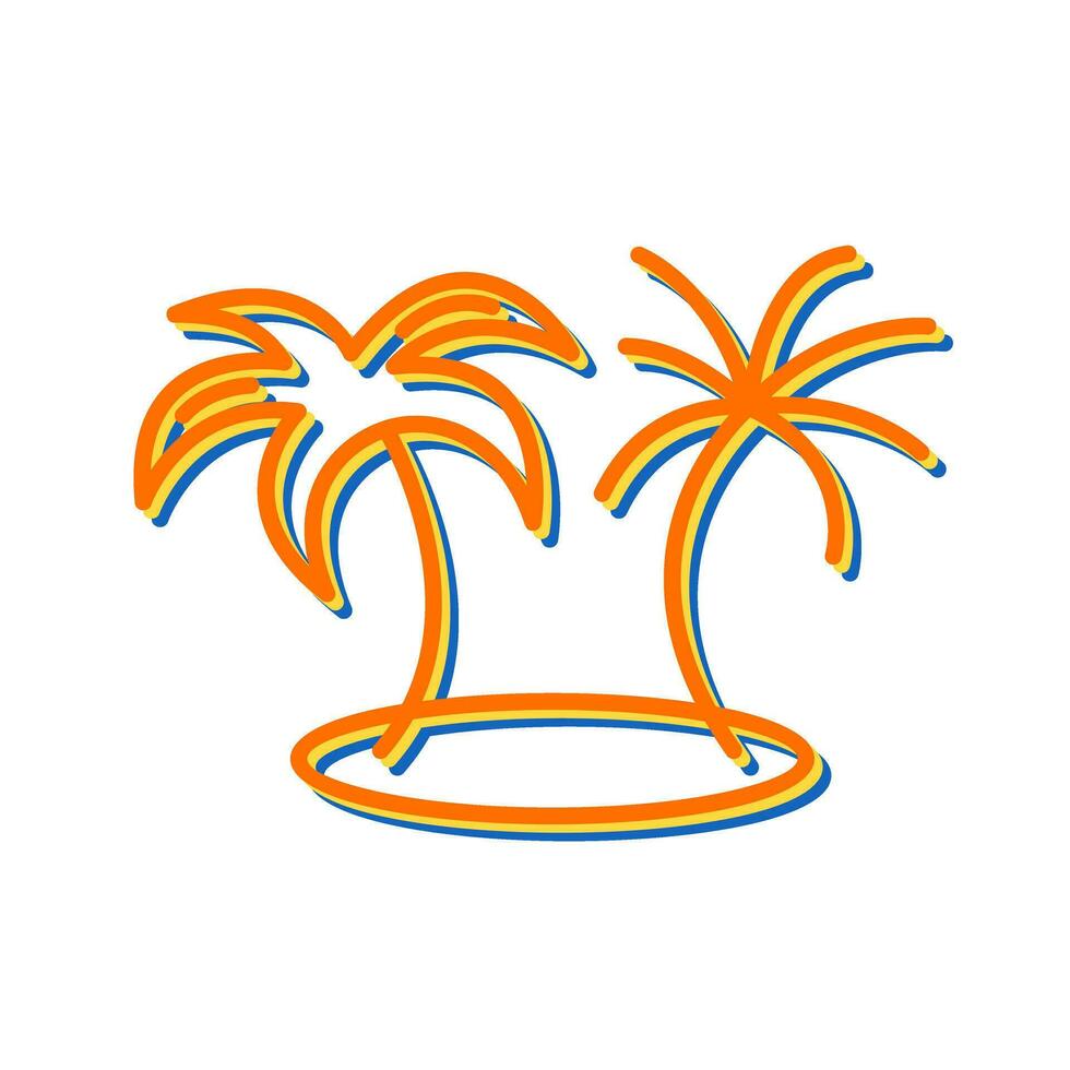 Island Vector Icon