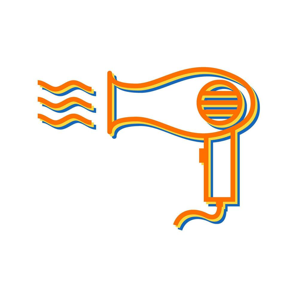 Hair dryer Vector Icon