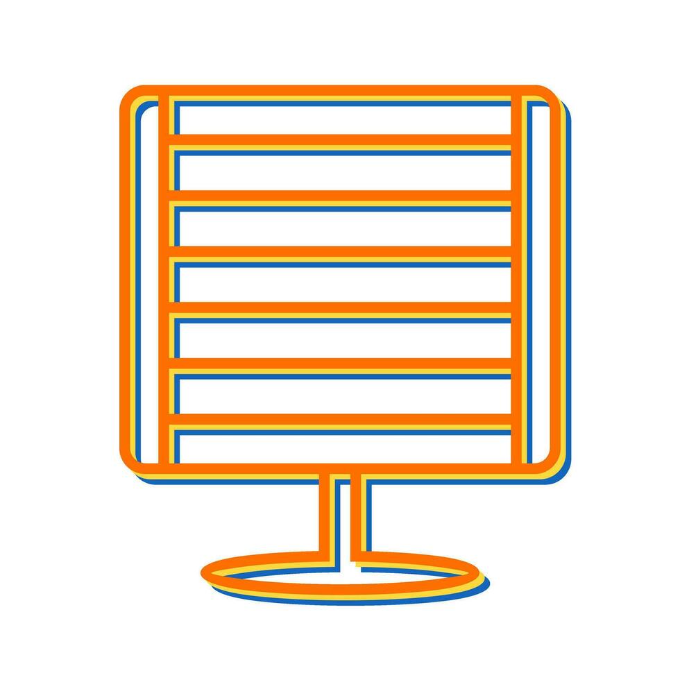 Infrared Heater Vector Icon