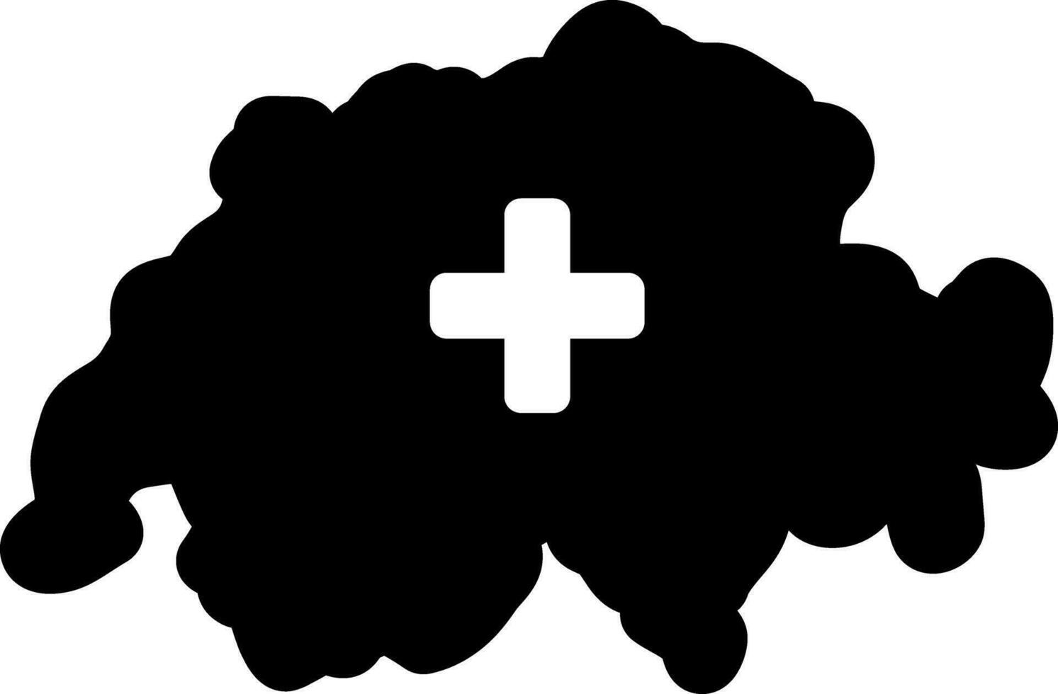 solid icon for switzerland vector