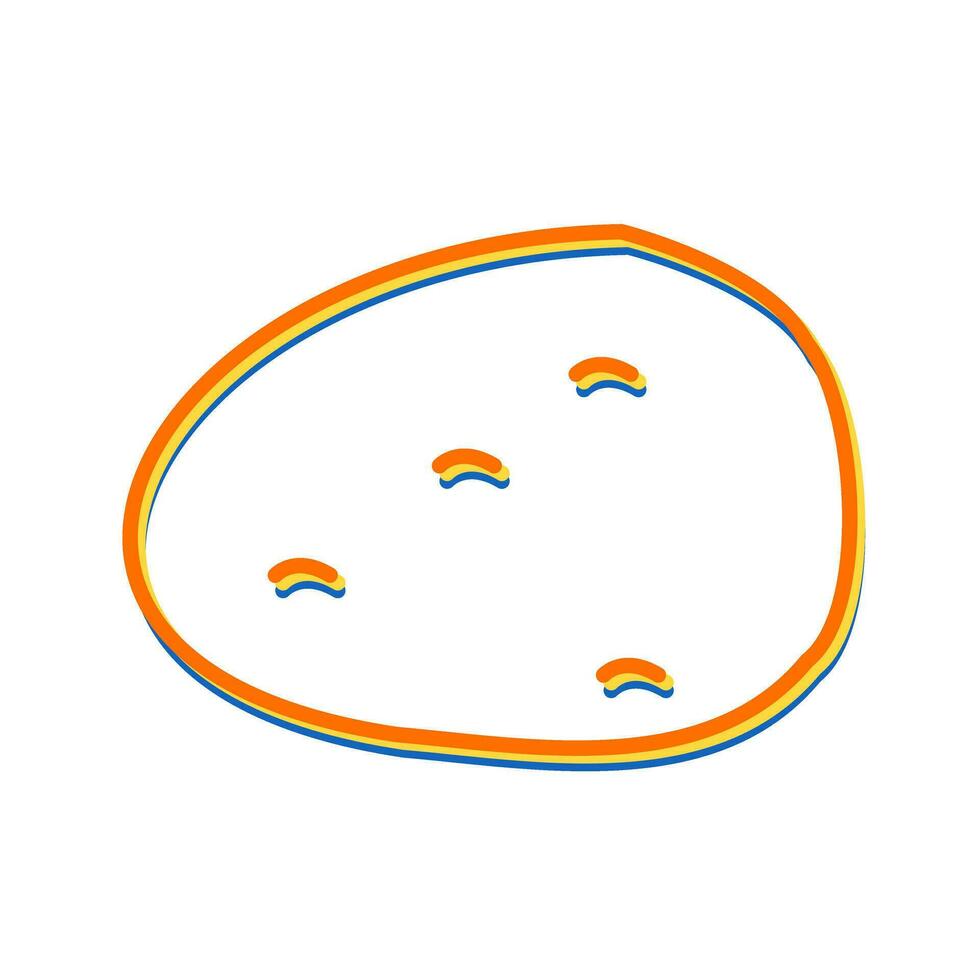 Potato Vector Icon