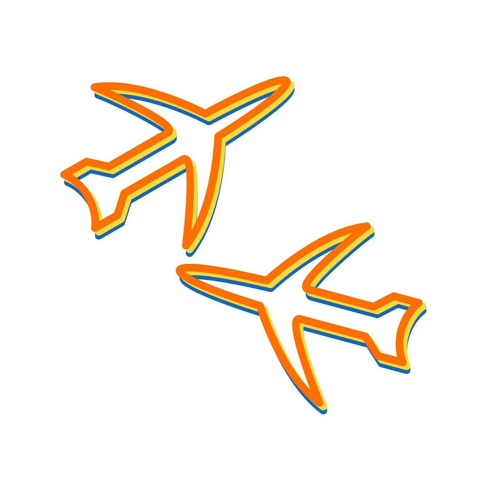 Multiple Flights Vector Icon