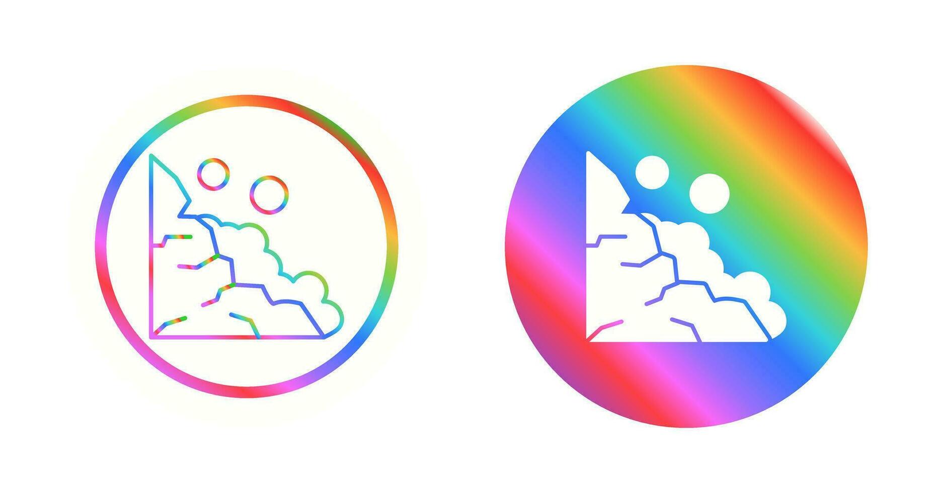 Landslide Vector Icon