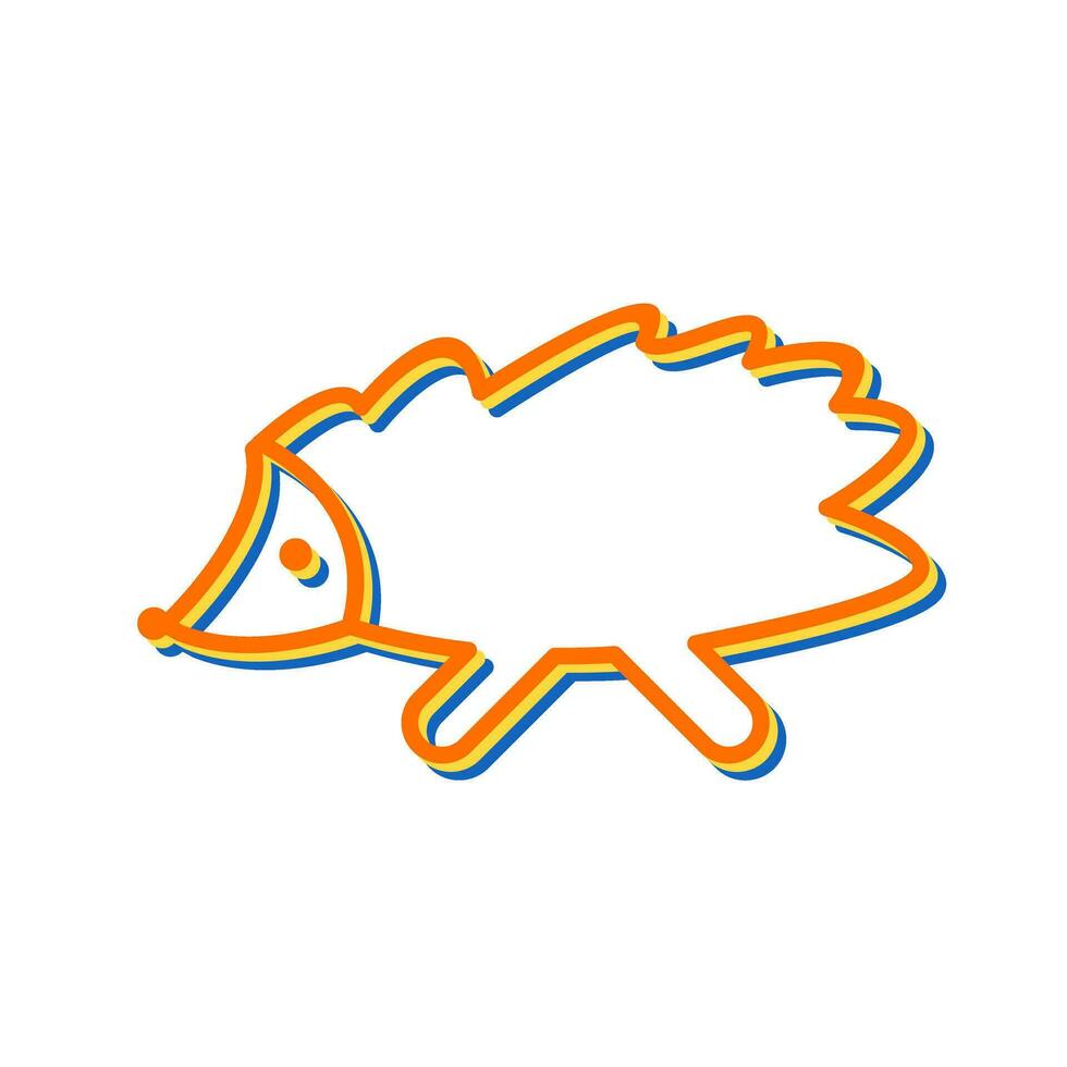 Hedgehog Vector Icon