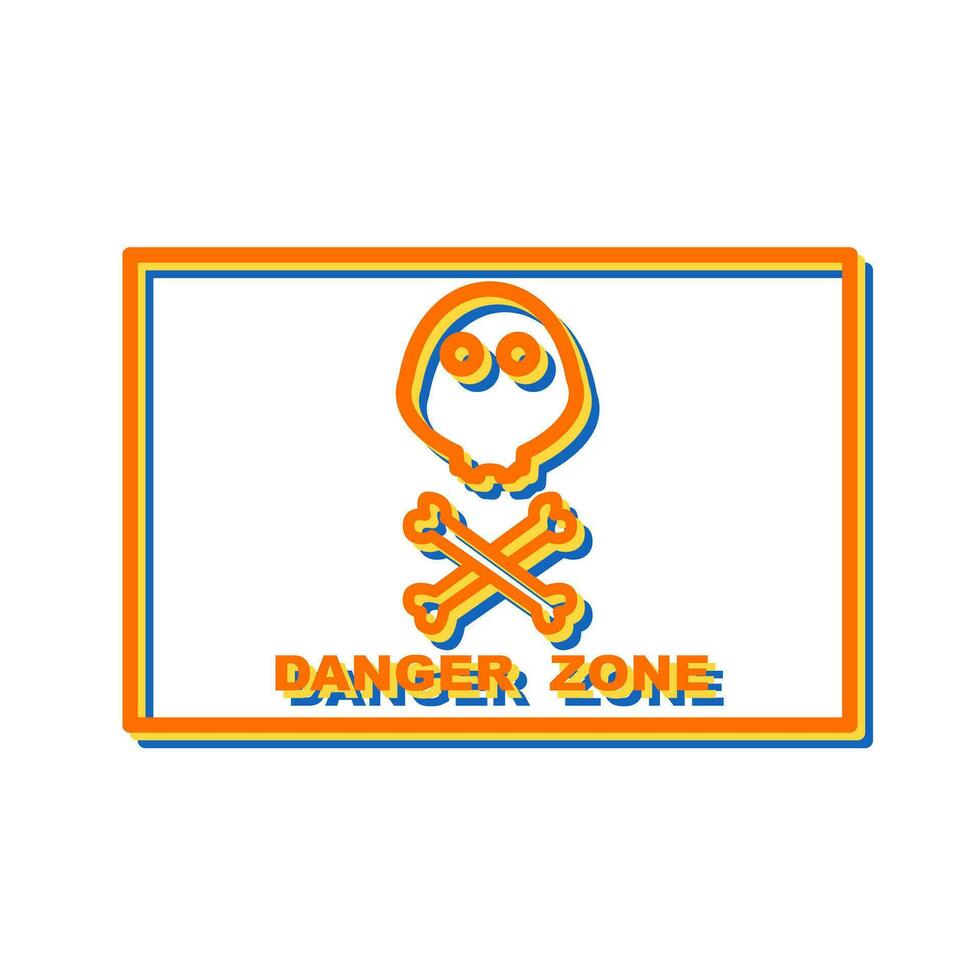 Danger Zone Vector Icon