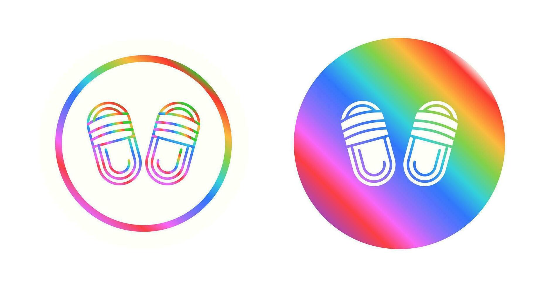 Slippers Vector Icon