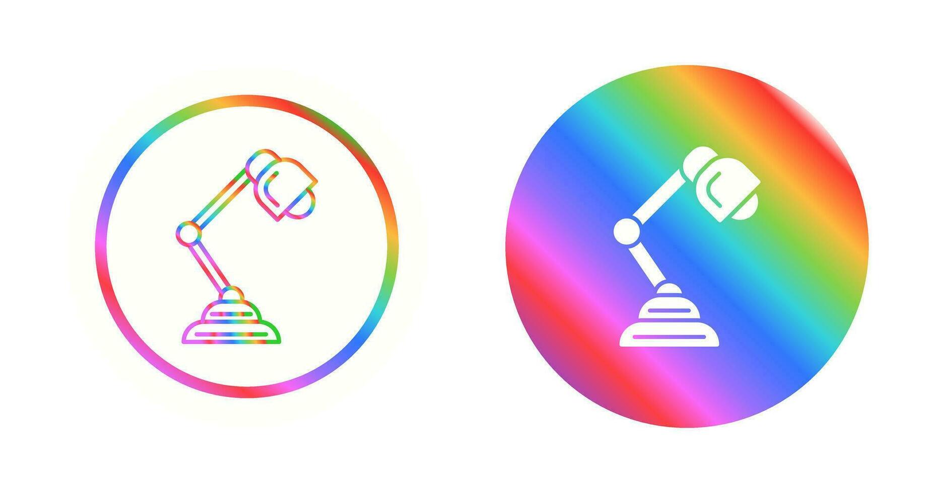 Table Lamp Vector Icon