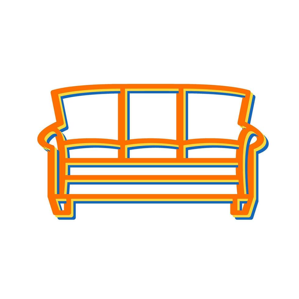 Large Sofa Vector Icon