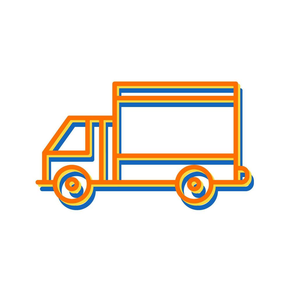 Heavy Truck Vector Icon