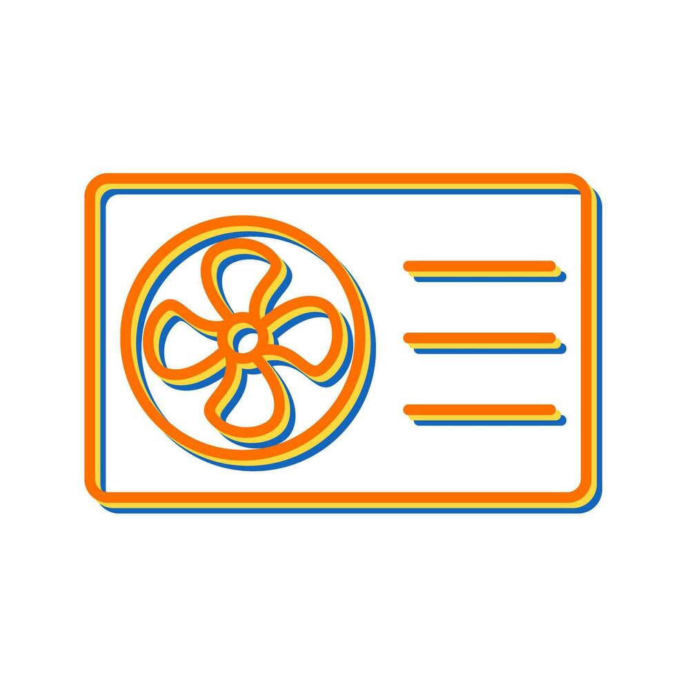 AC Outside Unit Vector Icon