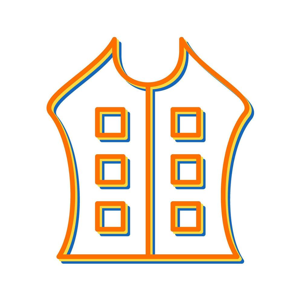 Bullet Proof Vest Vector Icon