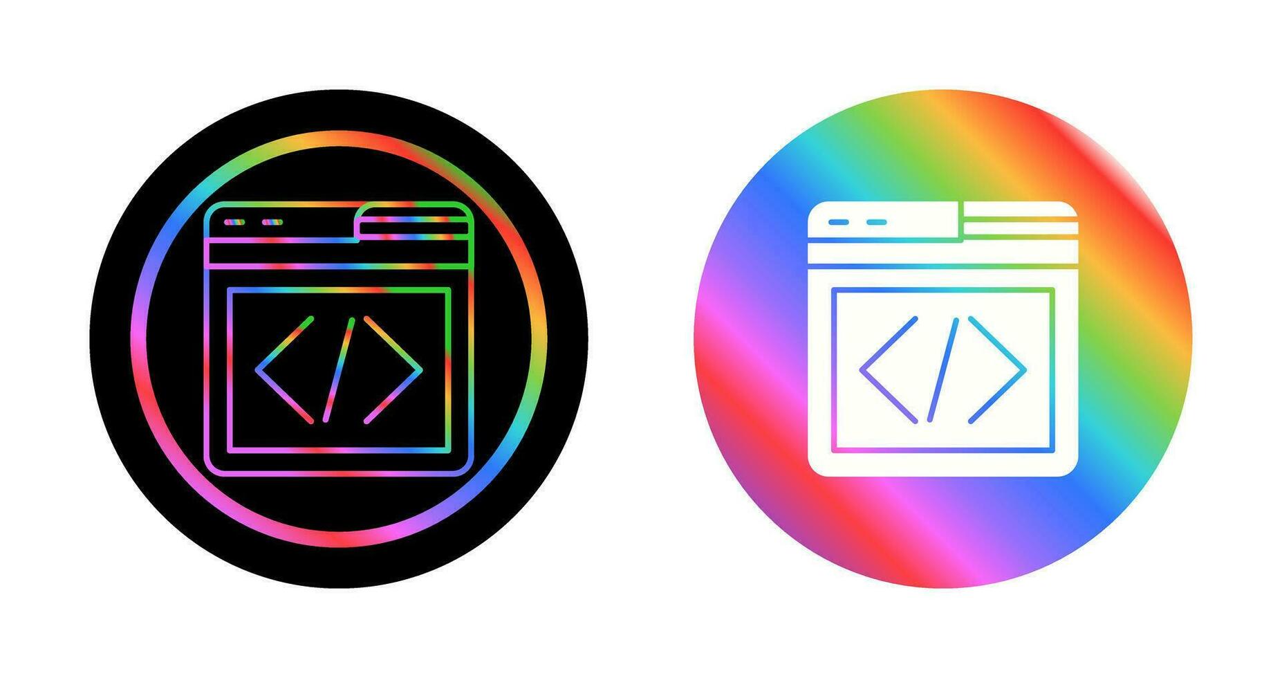 Web Programing Vector Icon