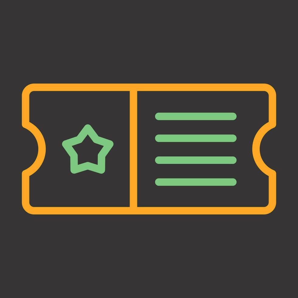 Ticket Vector Icon