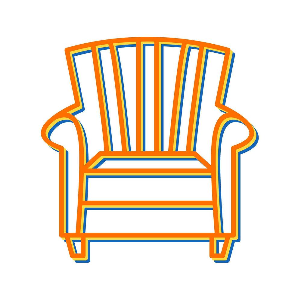 Single Sofa Vector Icon
