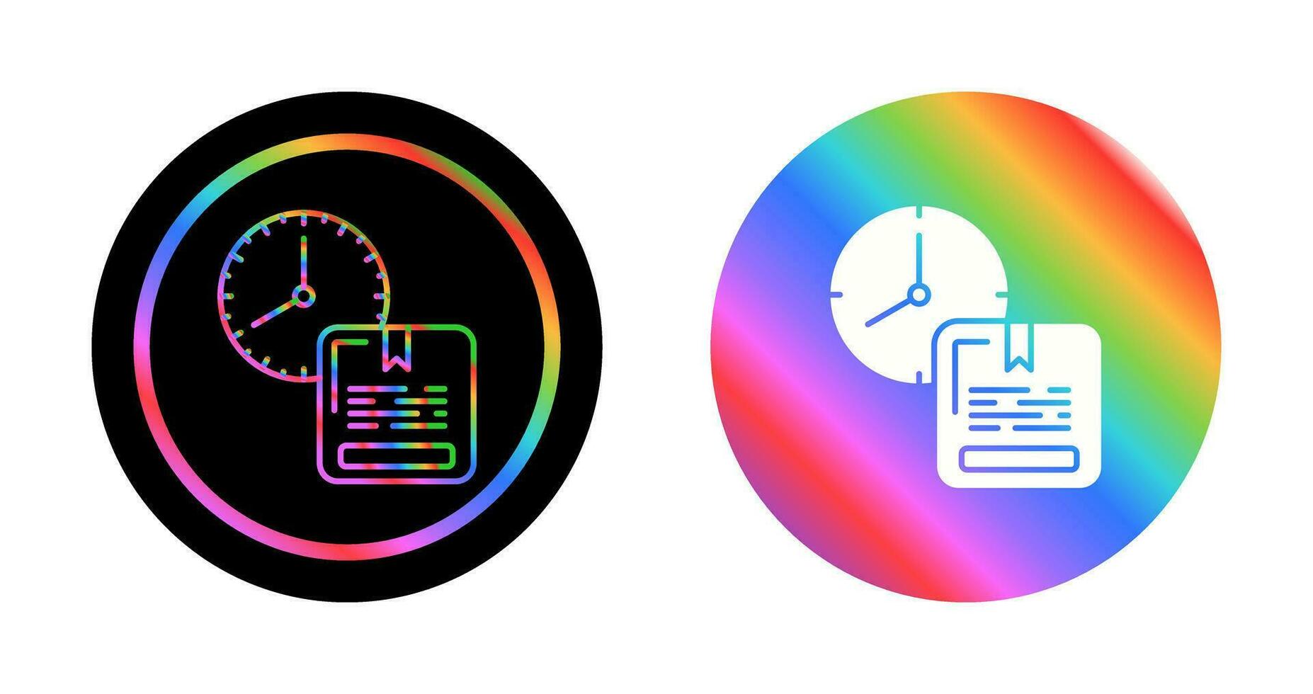 On Time Delivery Vector Icon
