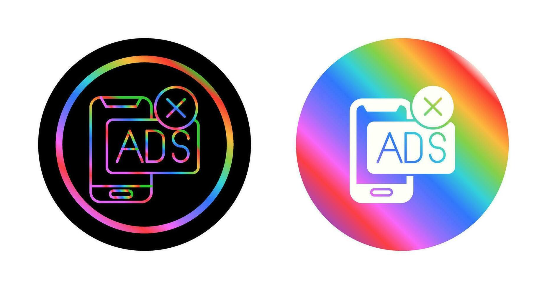 AD Block Vector Icon
