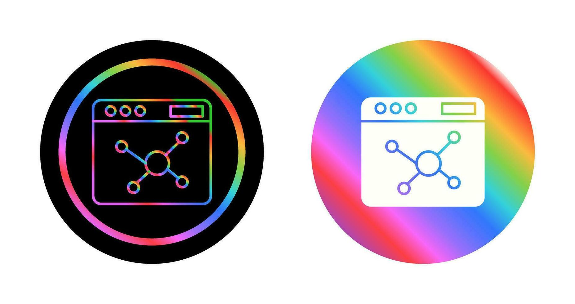 icono de vector de algoritmo