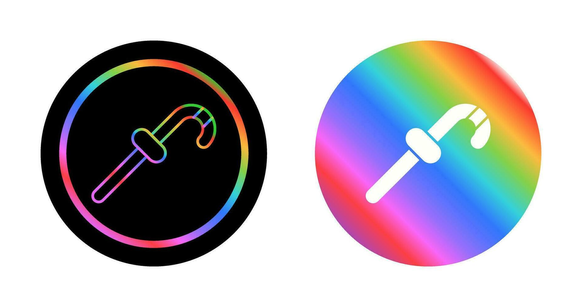 Walking Stick Vector Icon