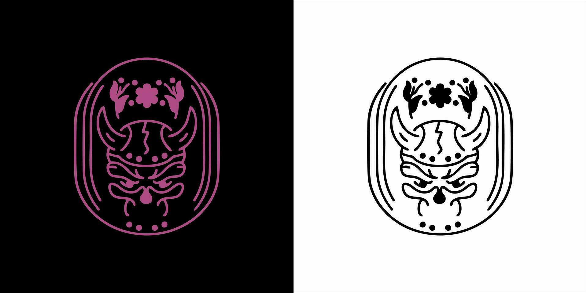 two different logos for a skateboard company vector