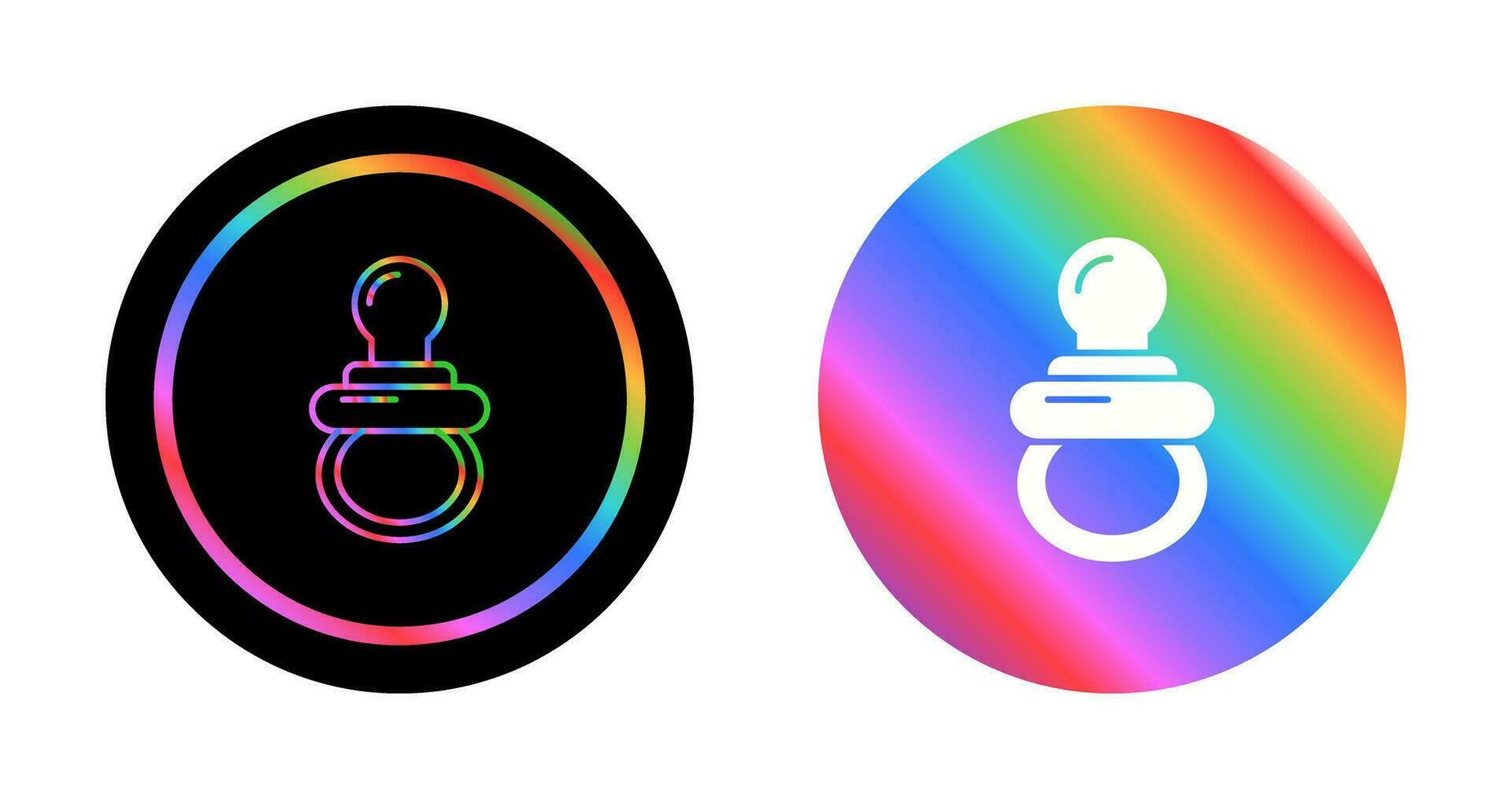 Pacifier Vector Icon