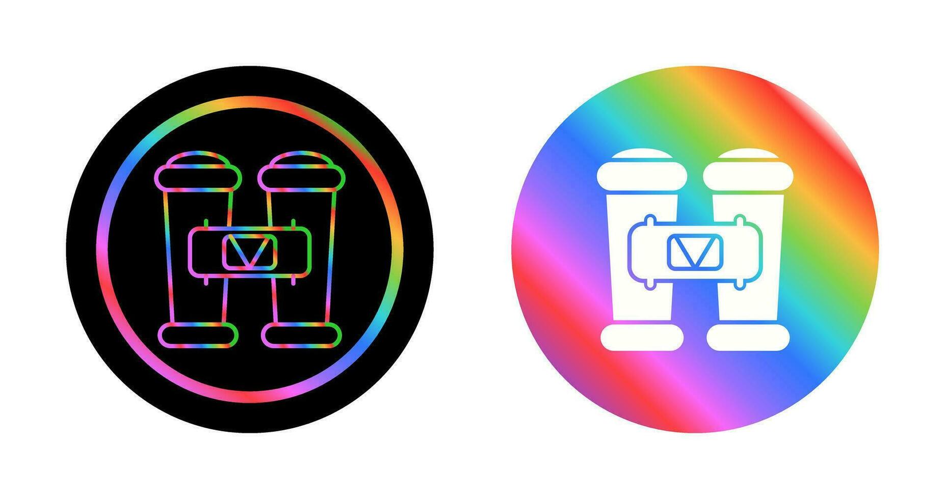 Binoculer Vector Icon