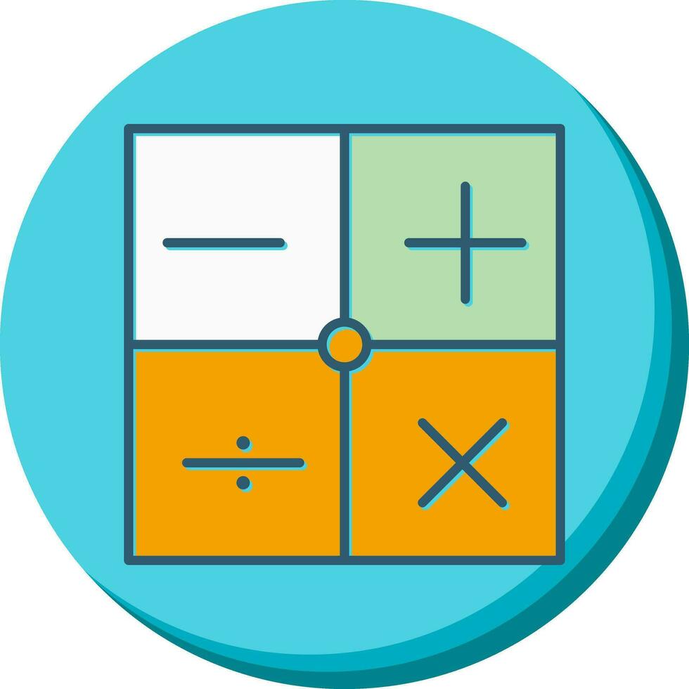 Math Symbols Vector Icon