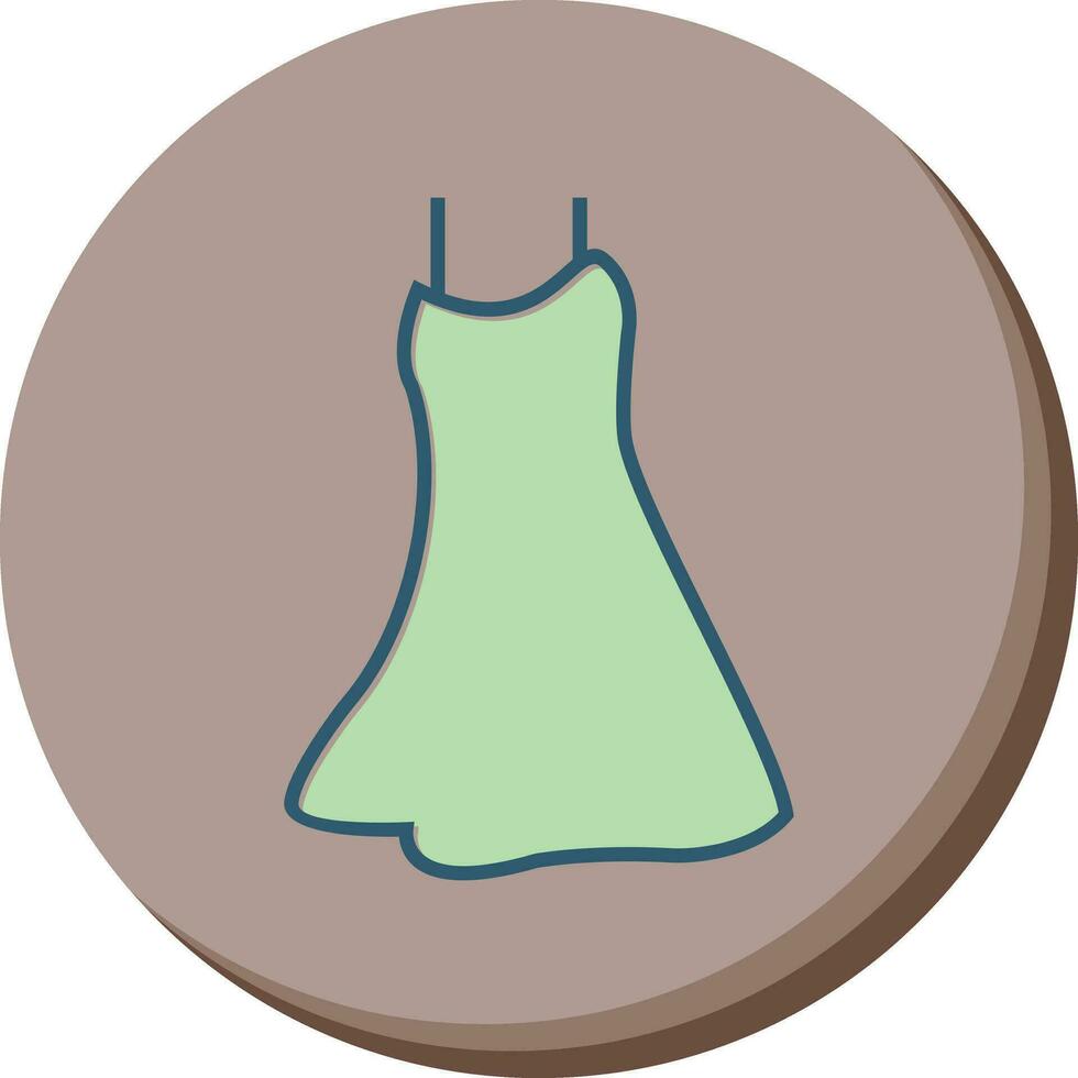 icono de vector de vestido de noche