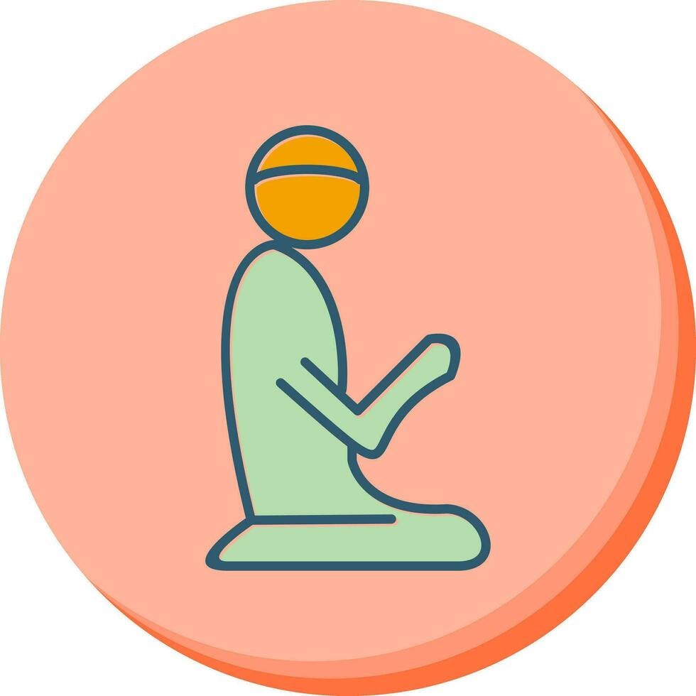 Praying Vector Icon