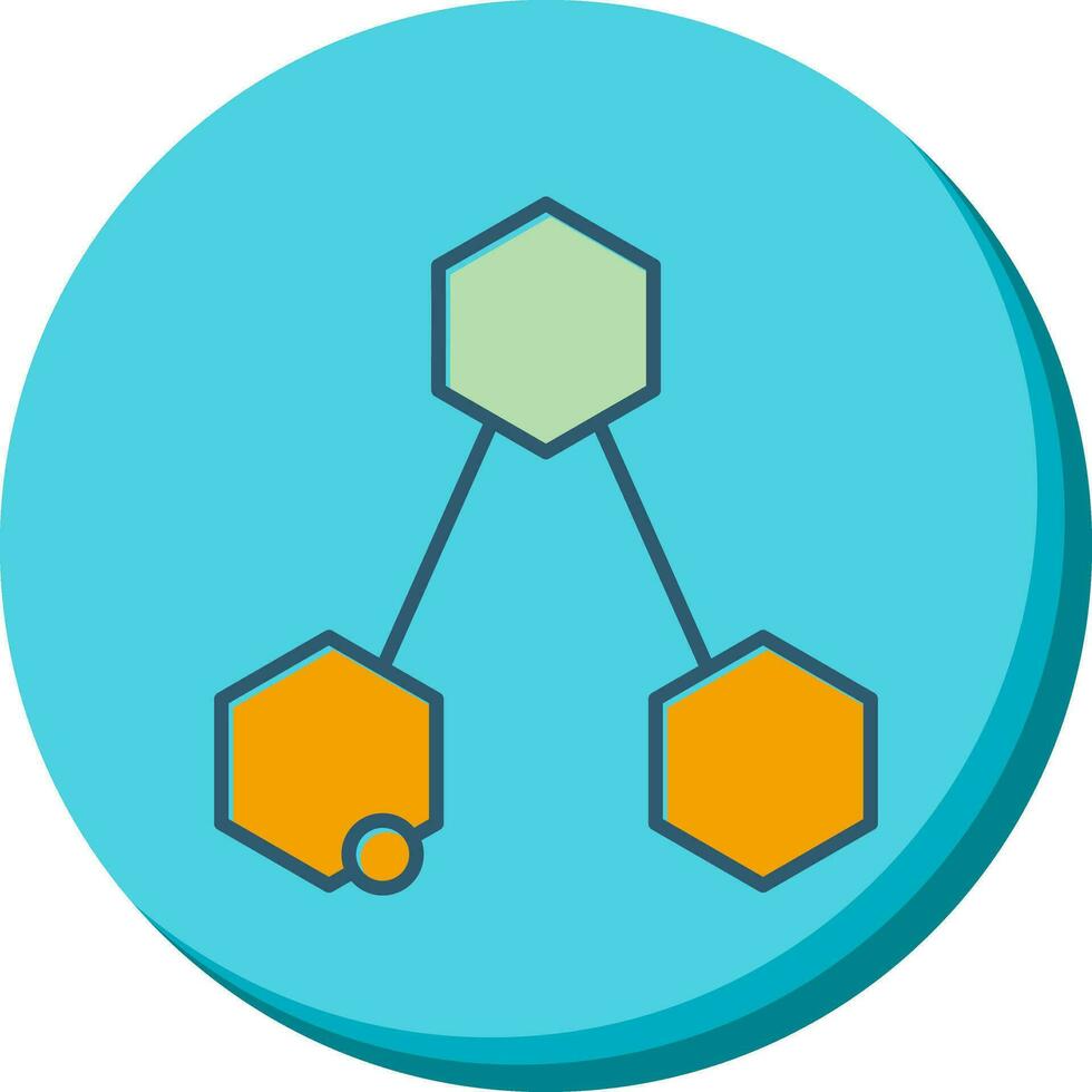 Chemical Structure Vector Icon