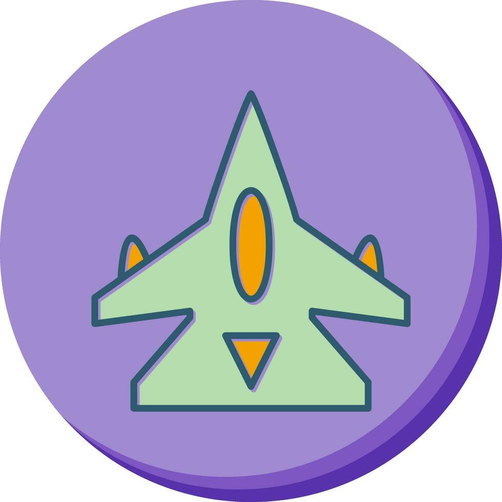 Fighter Jet Vector Icon